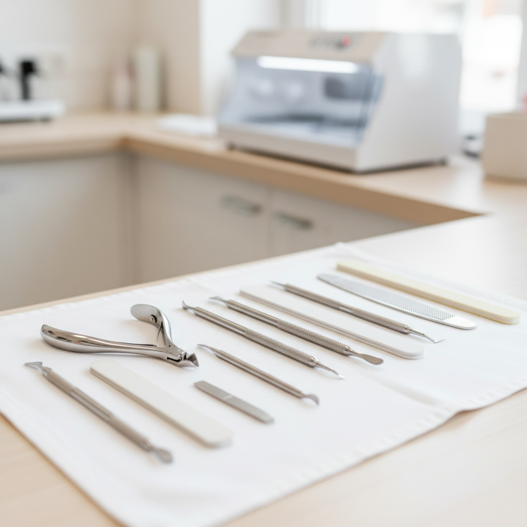 Pedikür Keyfi Kâbusa Dönüşmesin: Hijyenin Önemi - Sterilize edilmiş pedikür aletleri