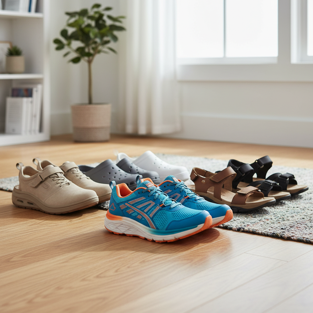 Ayak sağlığı için önemli olan doğru ve rahat ayakkabı seçimi.